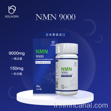 NMN 9000 Capsules Suppléments pour la jeunesse